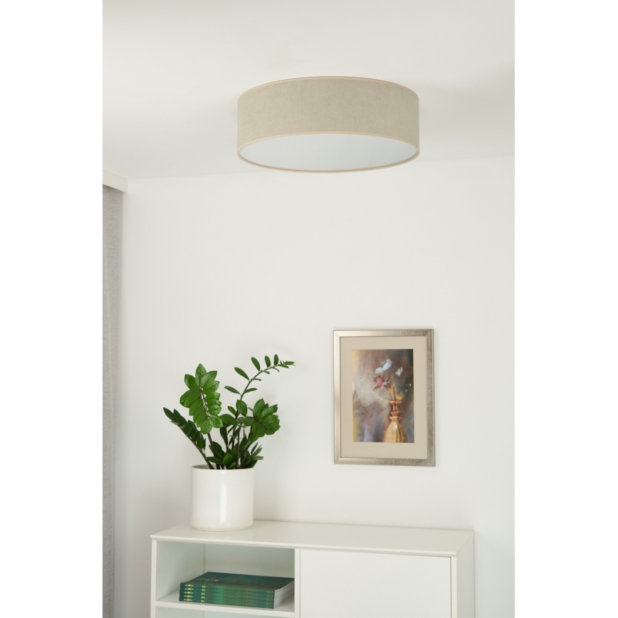 Duolla - LED Plafon CORTINA LED/26W/230V śr. 45 cm beżowy