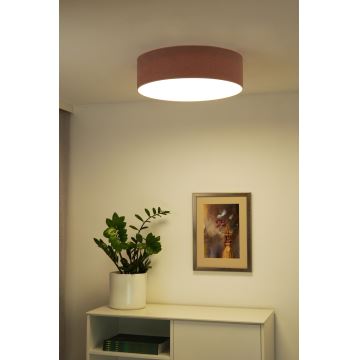 Duolla - LED Plafon CORTINA LED/26W/230V śr. 45 cm różowy