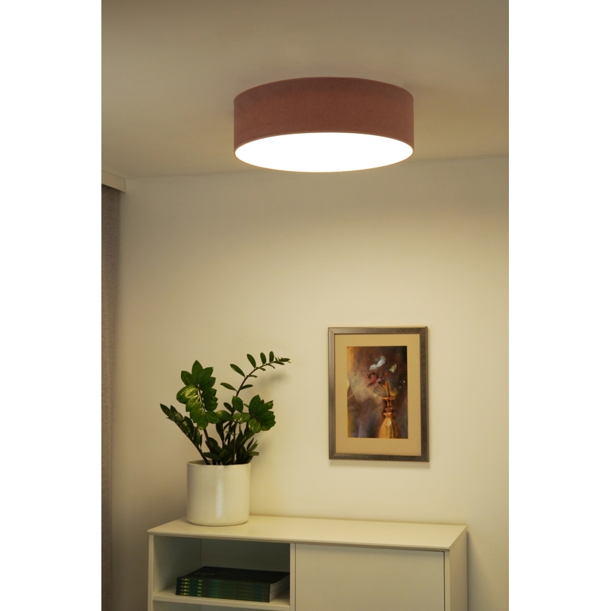 Duolla - LED Plafon CORTINA LED/26W/230V śr. 45 cm różowy