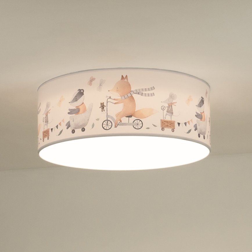 Duolla - LED Plafon dziecięcy CORTINA LED/26W/230V śr. 40 cm