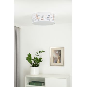 Duolla - LED Plafon dziecięcy CORTINA LED/26W/230V śr. 40 cm