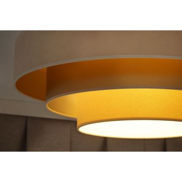 Duolla - LED Plafon LUNETA LED/26W/230V śr. 60 cm 4000K kremowy/złoty/beżowy