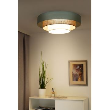 Duolla - LED Plafon LUNETA LED/26W/230V śr. 60 cm 4000K turkusowy/beżowy/kremowy