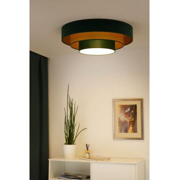 Duolla - LED Plafon LUNETA LED/26W/230V śr. 60 cm 4000K zielony/złoty