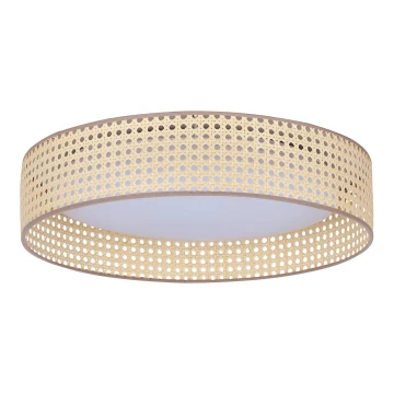 Duolla - LED Plafon ROLLER LED/24W/230V rattan