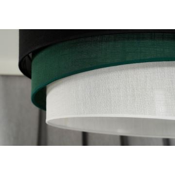 Duolla - Żyrandol na lince TRIO 1xE27/15W/230V czarny/zielony/biały