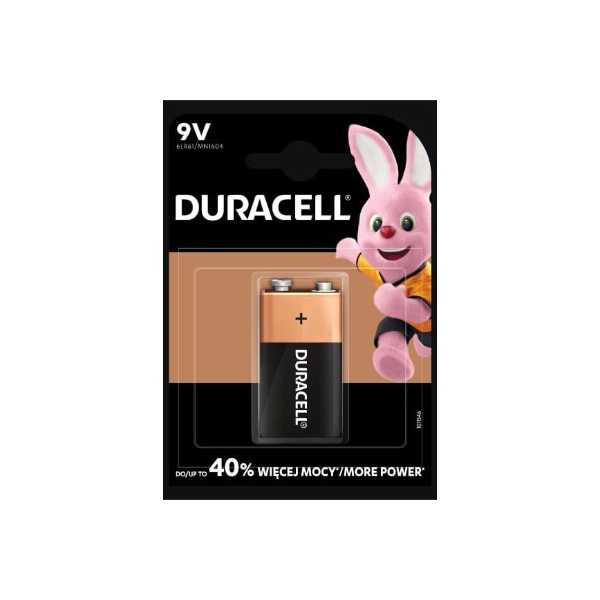 Duracell - 1 szt. Bateria alkaliczna Basic 9V 550 mAh