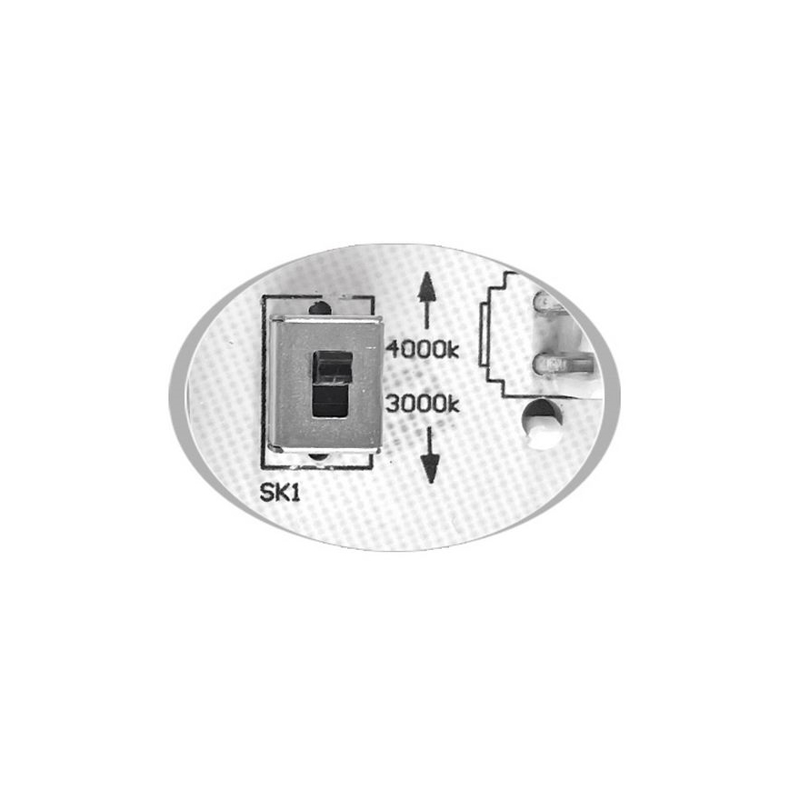 LED Plafon zewnętrzny MARTIN LED/25W/230V 3000/4000K śr. 35 cm IP65 biały