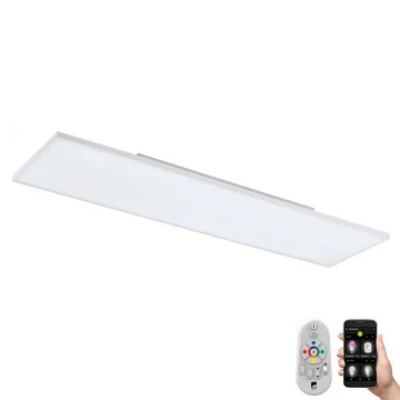 Eglo 32348 - Ściemnialna lampa sufitowa RGBW TURCONA LED/36W/230V + pilot zdalnego sterowania