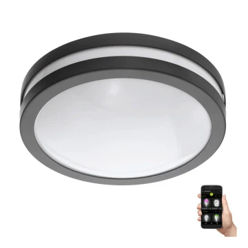 Eglo 33571 - LED Oświetlenie łazienkowe ściemnialne LOCANA-C LED/14W/230V IP44 czarne