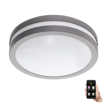 Eglo 33572 - LED Oświetlenie łazienkowe ściemnialne LOCANA-C LED/14W/230V IP44 srebrne