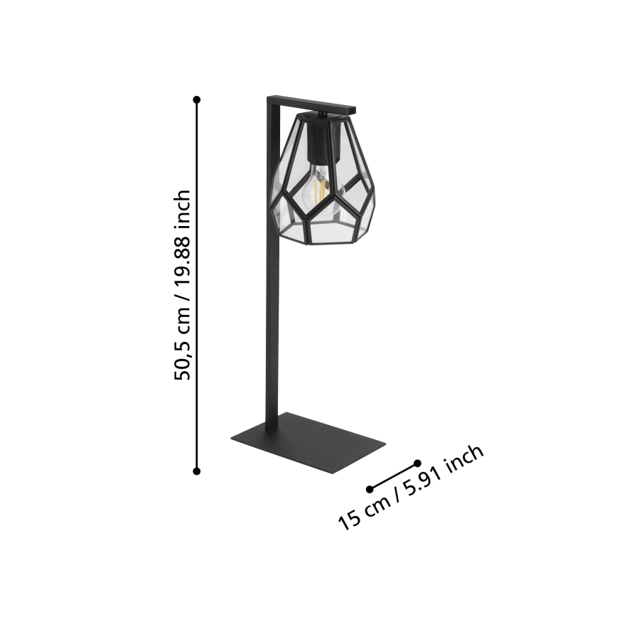 Eglo - Lampka stołowa 1xE27/40W/230V