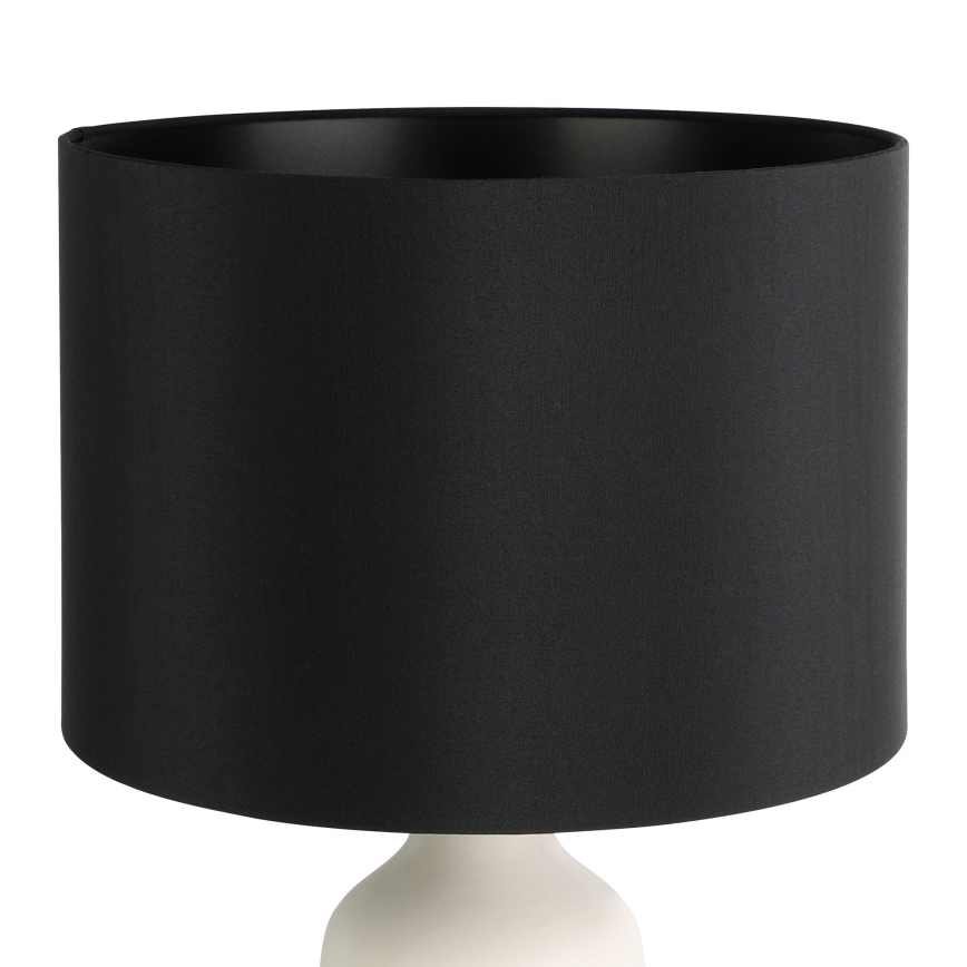 Eglo - Lampa stołowa 1xE27/40W/230V czarny/biały