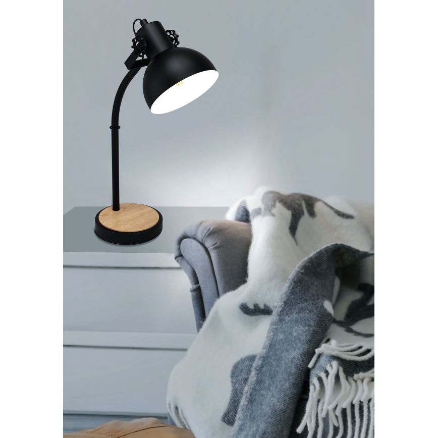 Eglo - Lampa stołowa 1xE27/28W/230V - certyfikat FSC