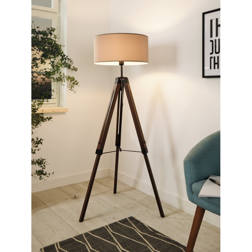 Eglo - Lampa podłogowa 1xE27/60W/230V - certyfikat FSC