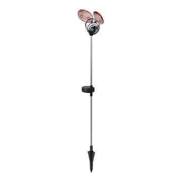 EGLO 47735 - Lampa solarna biedronka 1xLED/0,04W czarny/czerwony
