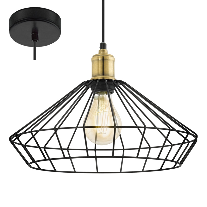 Eglo 49788 - Lampa wisząca DENHAM 1xE27/60W