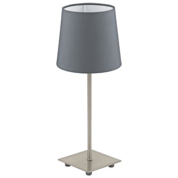 Eglo 54906 - LED Lampa stołowa 1xE14/6W/230V szara/chrom