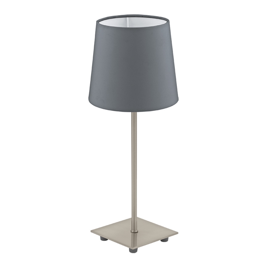 Eglo 54906 - LED Lampa stołowa 1xE14/6W/230V szara/chrom
