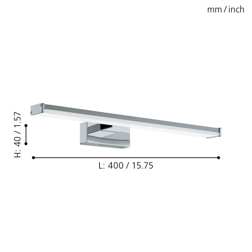 Eglo 74051 - LED Łazienkowe oświetlenie lustra GALENZANA LED/7,4W/230V 4000K 40 cm IP44 chrom