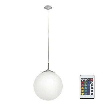 Eglo 75359 - LED RGB Ściemnialny żyrandol RONDO-C 1xE27/7,5W/230V