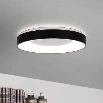 Eglo 75661 - LED Plafon ściemnialny JUTIO 4xLED/8,1W/230V czarny + pilot zdalnego sterowania