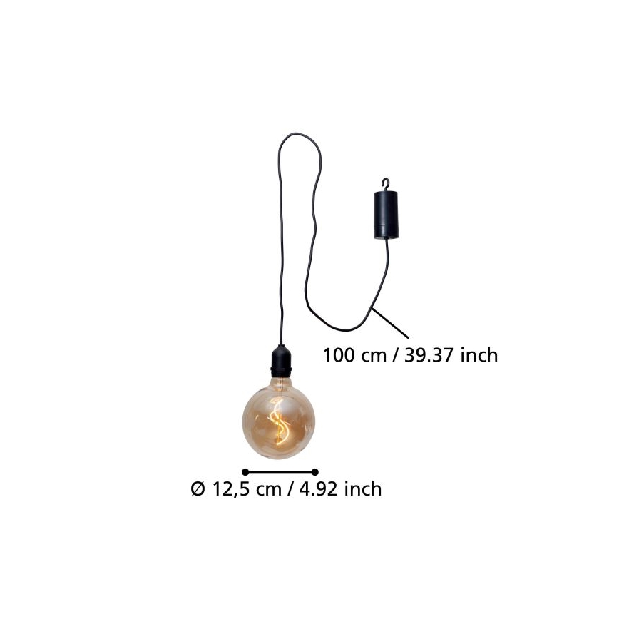 Eglo - LED Lampa wisząca zewnętrzna LED/0,06W/6V IP44 béžová