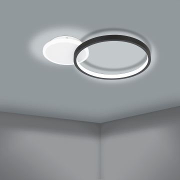 Eglo - LED Ściemnialny plafon LED/15W/230V czarny + pilot