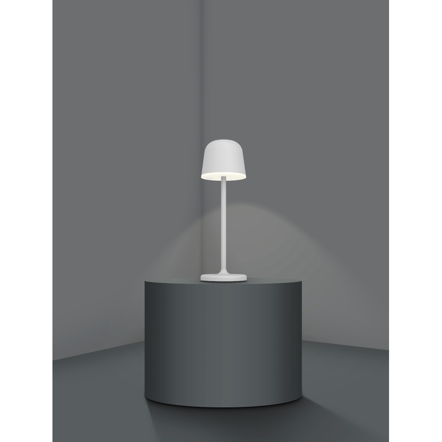 Eglo - LED Ściemnialna zewnętrzna lampa akumulatorowa LED/2,2W/5V 1800 mAh szare IP54