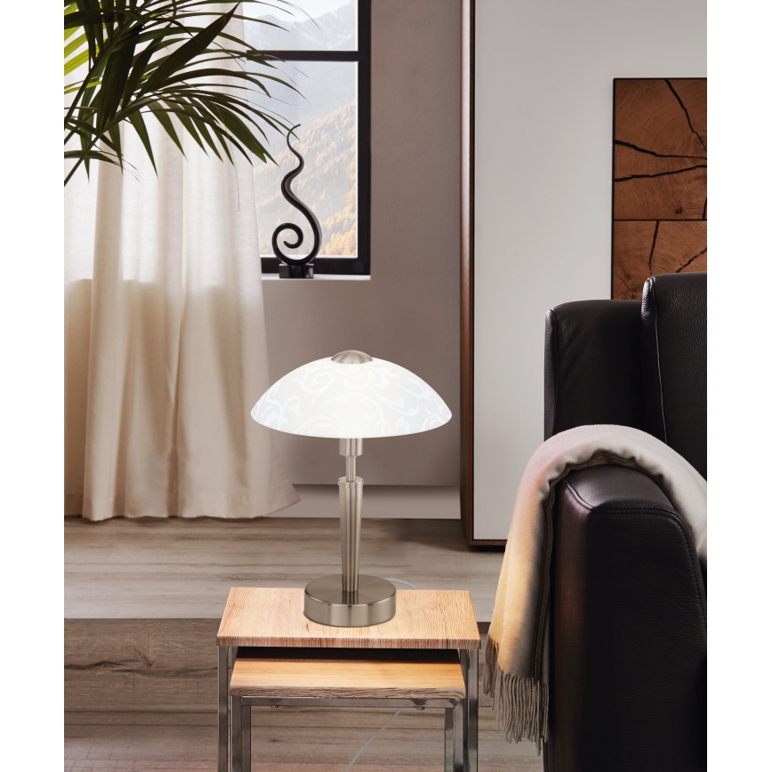 Eglo - Ściemnialna lampa stołowa 1xE14/60W/230V