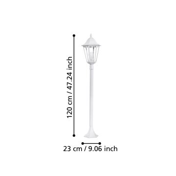 Eglo - Lampa zewnętrzna E27/60W/230V