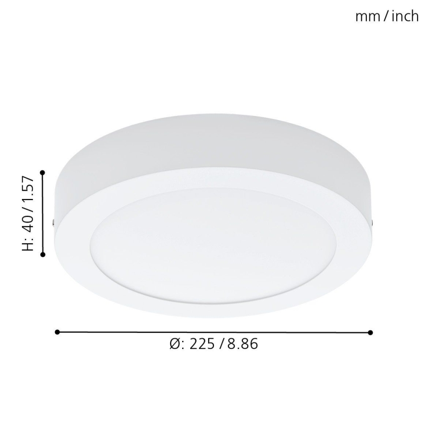 Eglo 94075 - LED plafon FUEVA 1 LED/16,47W/230V