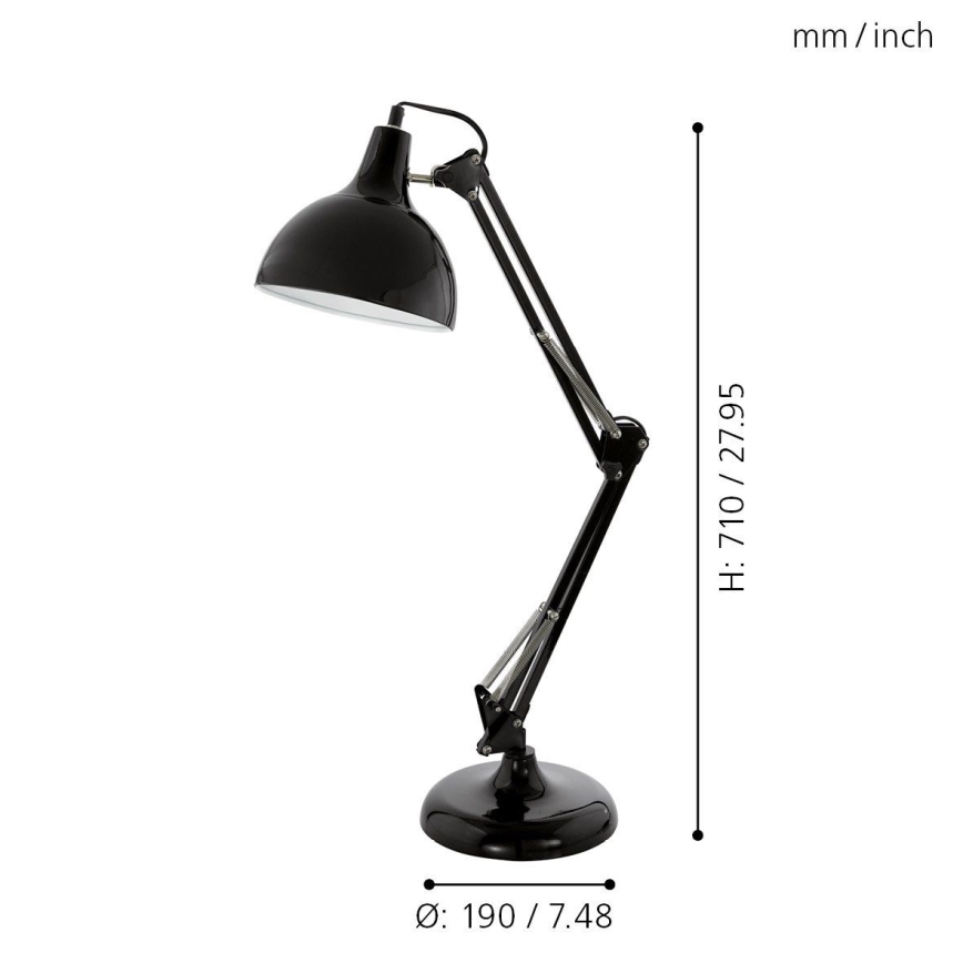 Eglo - Lampa stołowa 1xE27/60W/230V