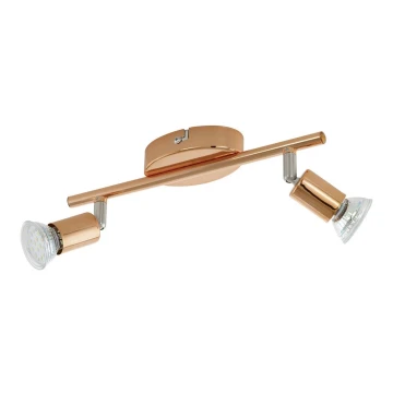 Eglo 94773 - LED reflektor BUZZ-COPPER 2xGU10/3W/230V