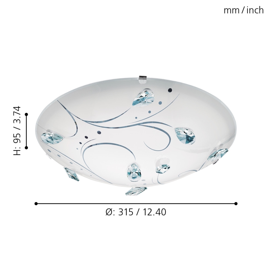 Eglo - LED Lampa sufitowa LED/16W/230V