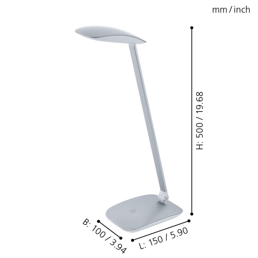 Eglo - LED Lampa stołowa 1xLED/4,5W/USB