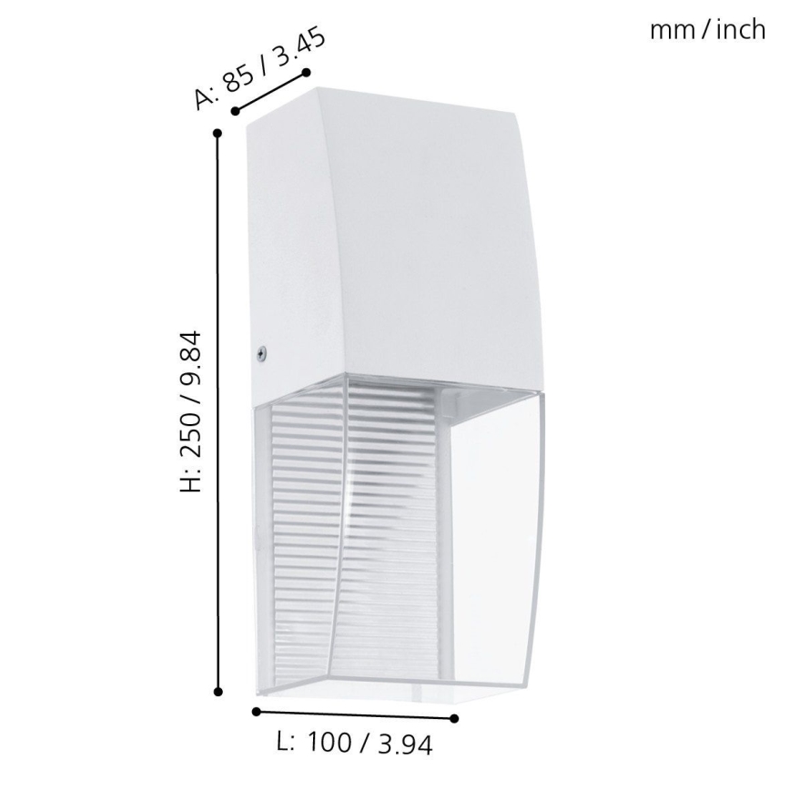 Eglo 95991 - LED Kinkiet zewnętrzny SERVOI LED/3,7W