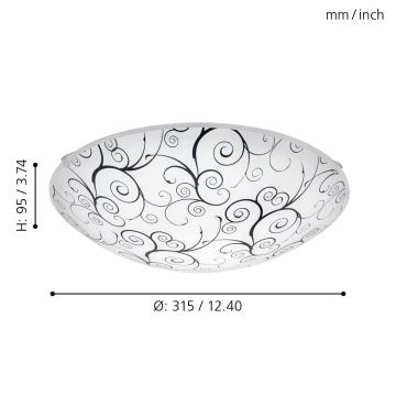 Eglo - LED Lampa sufitowa LED/11W/230V