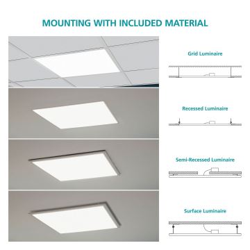 Eglo - LED panel sufitowy LED/40W/230V