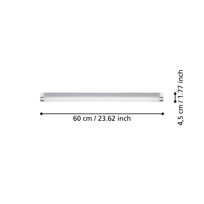 Eglo - LED Łazienkowe oświetlenie lustra LED/15,5W/230V IP44 60 cm