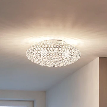 Eglo - Krzystałowa lampa sufitowa 3xE27/60W/230V