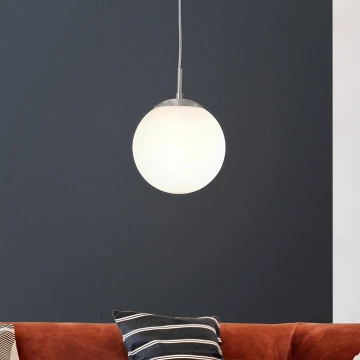 Eglo - Lampa wisząca 1xE27/60W biały