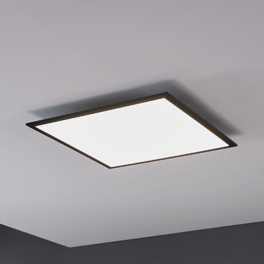 Eglo - LED Plafon LED/33W/230V 60x60 cm czarny