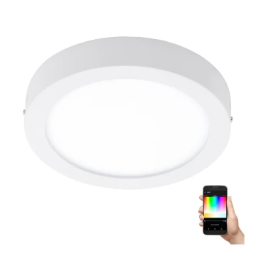 Eglo - LED RGBW Plafon ściemnialny FUEVA-C LED/15,6W/230V Bluetooth