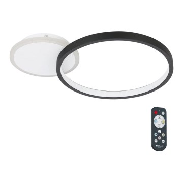 Eglo - LED Ściemnialny plafon LED/15W/230V czarny + pilot