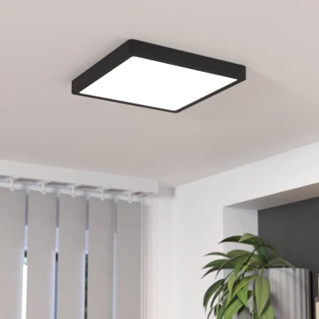 Eglo - LED Ściemnialny plafon LED/20,5W/230V czarny