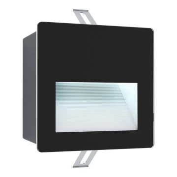 Eglo - LED Zewnetrzna oprawa wpuszczana LED/3,7W/230V IP65 czarna