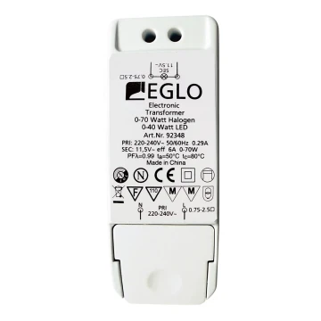 Eglo - Transformator elektryczny 70W/230V/11,5V AC
