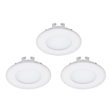 Eglo - Zestaw 3x LED Oprawa wpuszczana FUEVA 1 1xLED/2,7W/230V