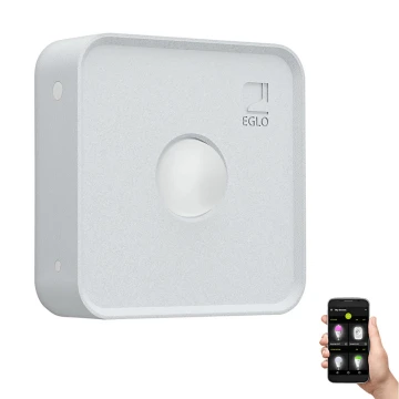 Eglo - Zewnętrzny czujnik ruchu CONNECT SENSOR 12 m 3xAA biały